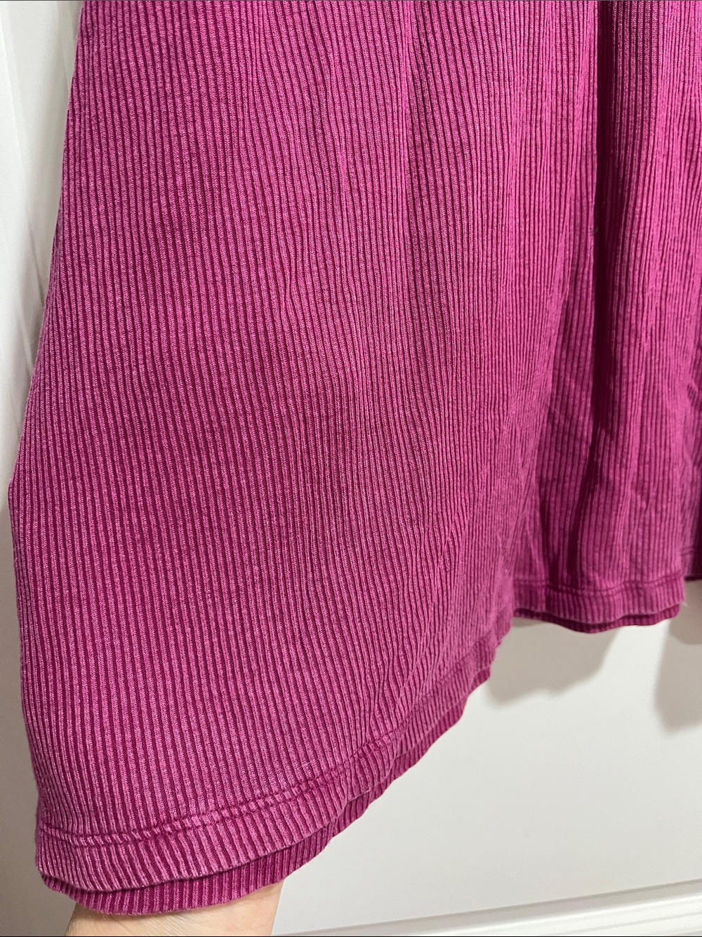 torrid Ribbed Keyhole Tank Top - Magenta - Picture 6 of 6